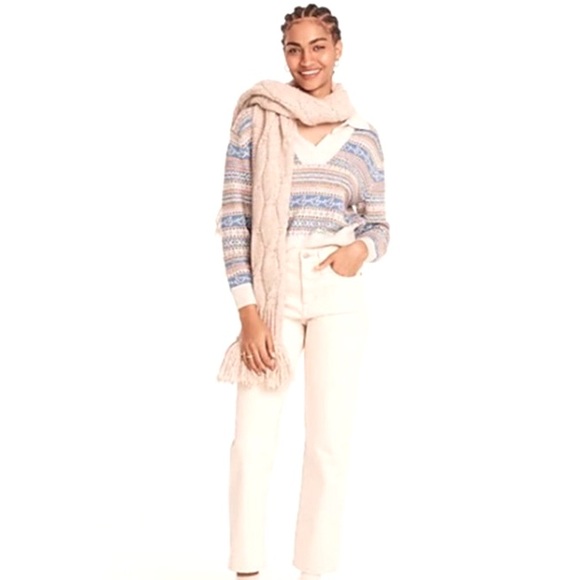 J.Crew Collared Fair Isle Sweater M - Picture 4 of 9